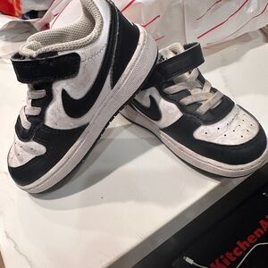 Kids Black and White Sneakers